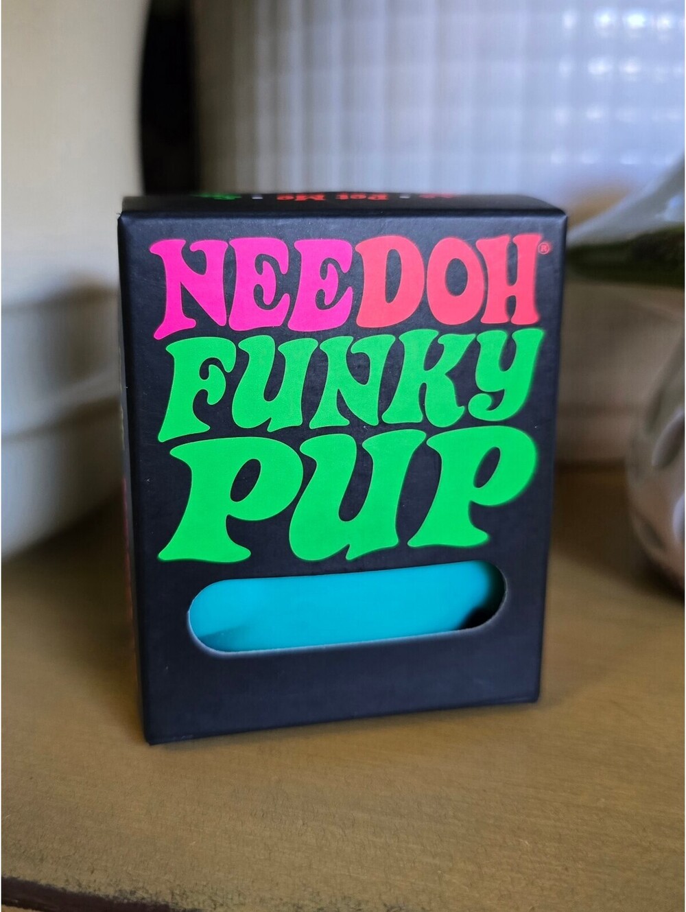 NIB Schylling Needoh Funky Pup TEAL
